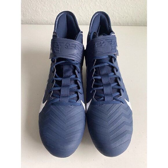 Nike Alpha Menace Pro 2 MID Football Cleats Midnight Navy BV3945-404 Men’s Sz 15 - Picture 2 of 10